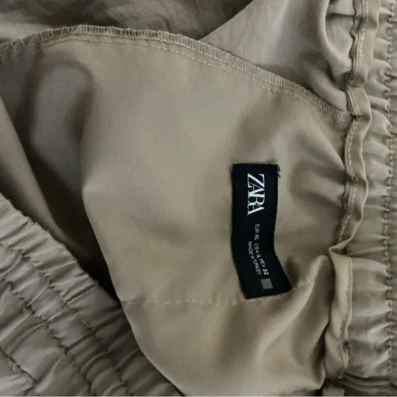 Zara womens Beige Cargo Pants - Picture 4 of 6
